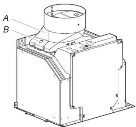 WHIRLPOOL WVW91330KS - Raccordement du conduit d'évacuation - 1