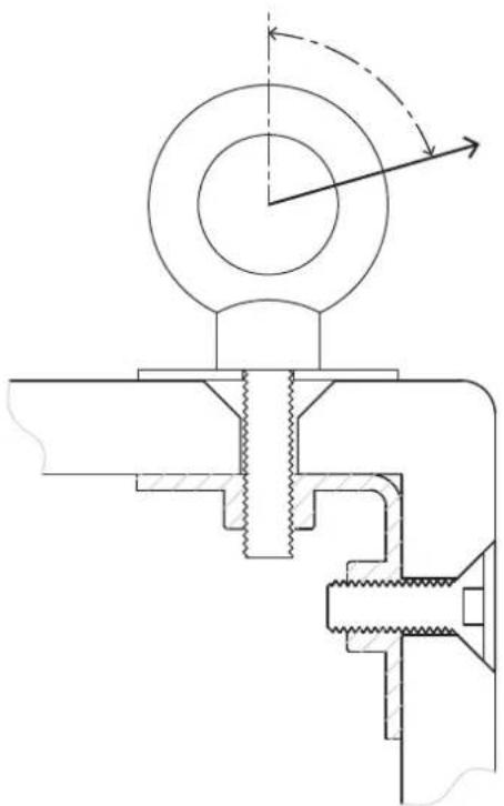 ELECTRO-VOICE MTS6154 - Points d'accrochage M10 : fixation à n'importe quel angle - 1