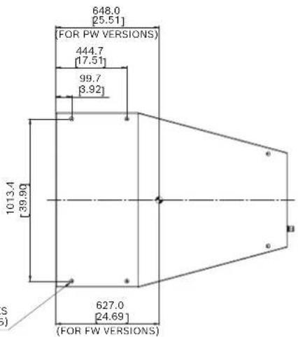 ELECTRO-VOICE MTS6154 - Dimensions standard du mts-4153-43 - 4