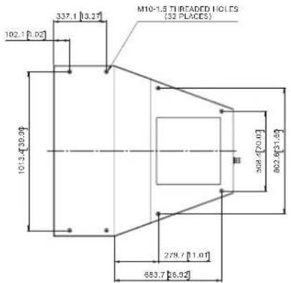 ELECTRO-VOICE MTS4153 - Dimensions cardioïdes du MTS-6154-64 - 4