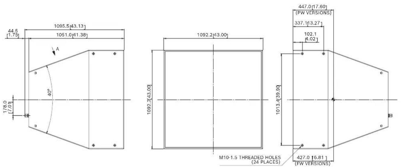ELECTRO-VOICE MTS4153 - Dimensions standard du MTS-4153-64 - 2