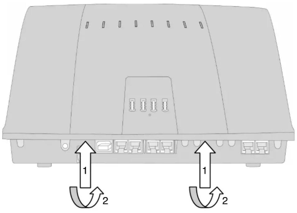 TIPTEL 28 USB - Ouverture du boîtier - 1