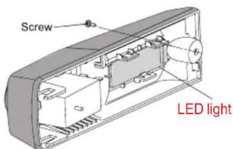 SIBIR KSD 21010 E - Changing the LED light - 1