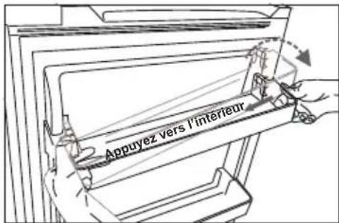 SIBIR KSC 25010 E - Retirez et installez l'étagère de porte - 2
