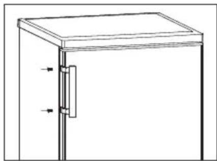 SIBIR GS 10010 E - Installing the door handle - 2