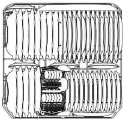 SIBIR GSI 6020 E - SUPPORTS PANIER INFÉRIEUR - 2