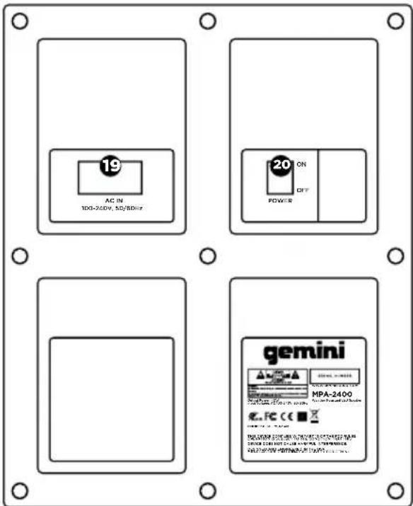 GEMINI MPA2400 - TÉLÉCOMMANDE - 2