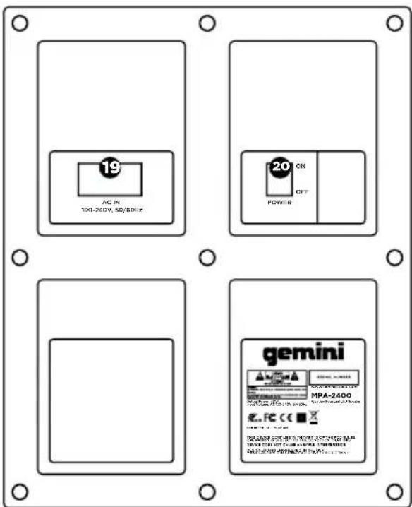 GEMINI MPA2400 - REMOTE CONTROL - 2