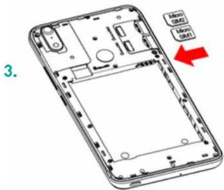 WIKO Robby 2 - ~Ubacivanje SIM kartice - 3