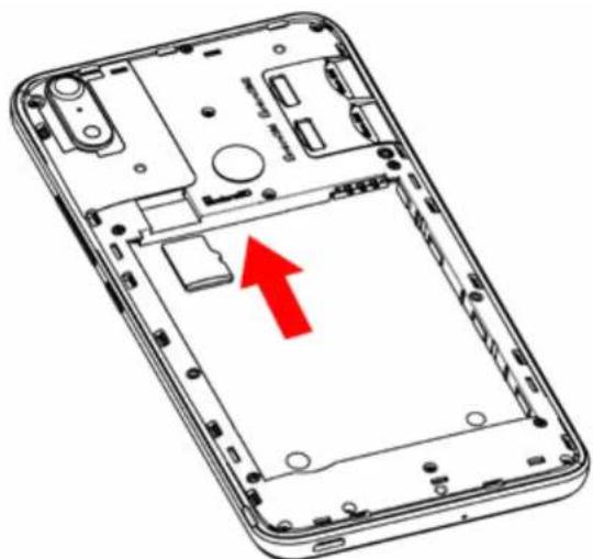 WIKO Robby 2 - - Einsetzen der Speicherkarte - 1
