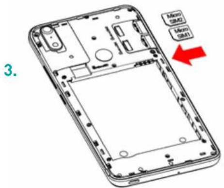 WIKO Robby 2 - ~ Installazione SIM - 3