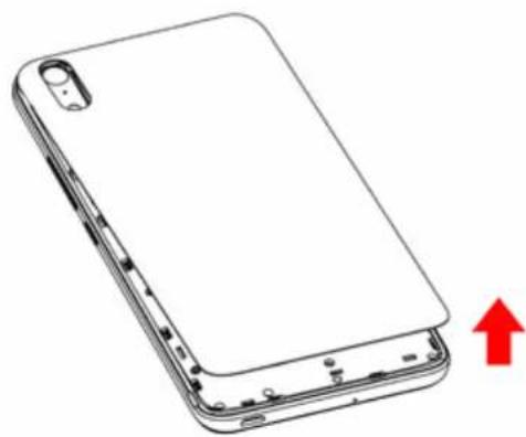 WIKO Robby 2 - ~ Inserção dos cartões SIM - 1