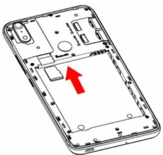 WIKO Robby 2 - ~ Installation de la carte mémoire - 1