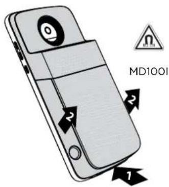 MOTOROLA Polaroid InstaShare Printer - Monter og afmonter din Moto Mod - 3