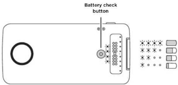 MOTOROLA Polaroid InstaShare Printer - Charge levels - 2