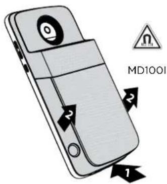 MOTOROLA Polaroid InstaShare Printer - Acoplary extraer el Moto Mod - 3
