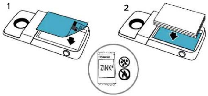 MOTOROLA Polaroid InstaShare Printer - como introducir el papel - 2