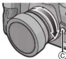 PANASONIC Lumix HF008 - ■ Installazione dell'obiettivo - 2