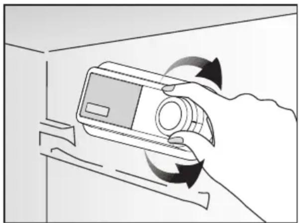 GRUNDIG GSMI24330N - Bouton de réglage du thermostat - 1