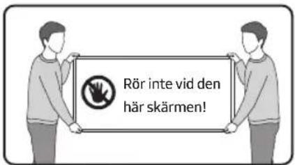 Rör inte vid den här skärmen!