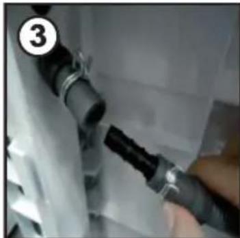 HOOVER ND H10A2TSBEXSS - Instale la manguera siguiendo estas instrucciones - 3
