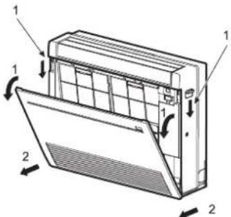 MITSUBISHI MFZKT25VG - Front panel - 1