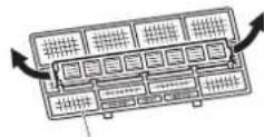 MITSUBISHI MSZHR50VF - -Filtr oczyszczajacygowietrze (jonizowany srebrem filr oczyszczajacygowietrze,opcja) - 1