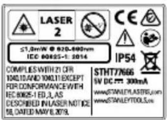 STANLEY TLM40 - WARNING: - 1