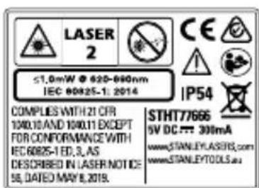 STANLEY TLM40 - WARNING: - 1