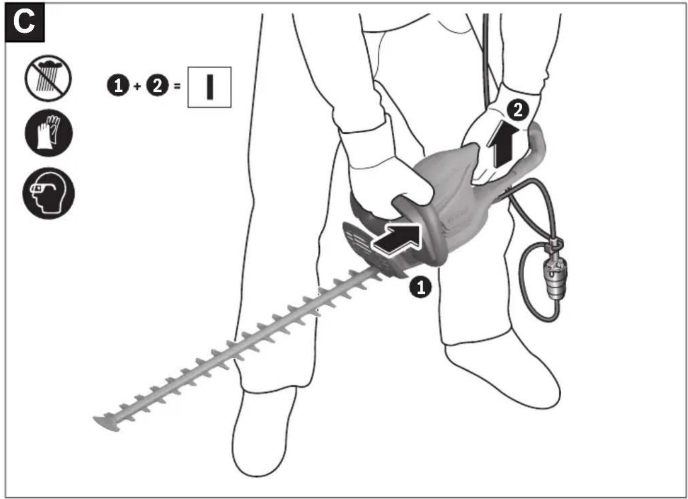 BOSCH Universal Hedgecut 60 - Šalinimas - 1