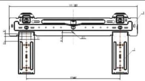 DANBY DAS170GBHWDB - Mounting Plate Dimensions - 3