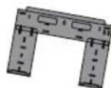 DANBY DAS170GBHWDB - Mounting Plate Dimensions - 1