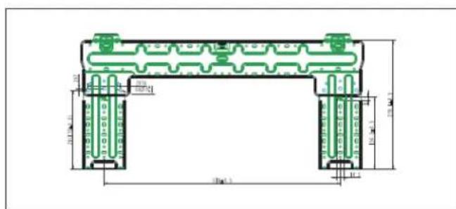 DANBY DAS170GBHWDB - Dimensions de la plaque de fi xation - 4