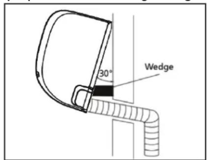 DANBY DAS170GBHWDB - If refrigerant piping is already embedded in the wall, complete the following: - 1