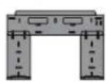 DANBY DAS170GBHWDB - Mounting Plate Dimensions - 1