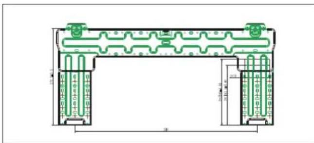 DANBY DAS170GBHWDB - Dimensions de la plaque de fi xation - 3