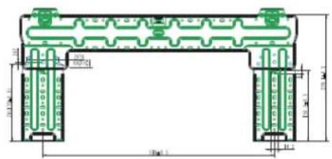 DANBY DAS170GBHWDB - Mounting Plate Dimensions - 5