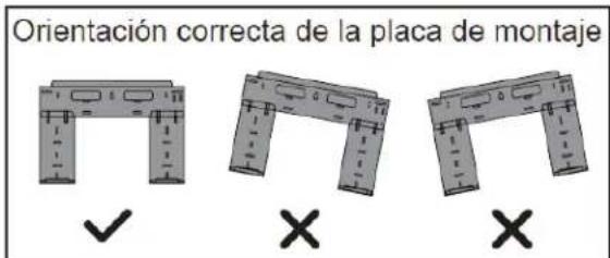 DANBY DAS120GBHWDB - Dimensiones de la placa de montaje - 1