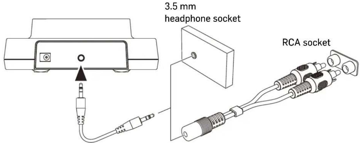 SWITEL TVL300 - Connecting the transmitter - 1