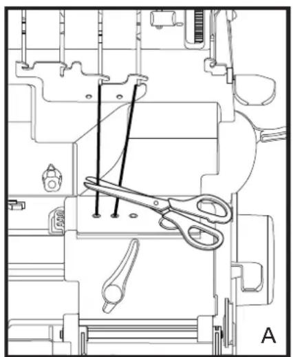 BABY LOCK Triumph - CONVERTIR LA MACHINE À 2 FILS - 1