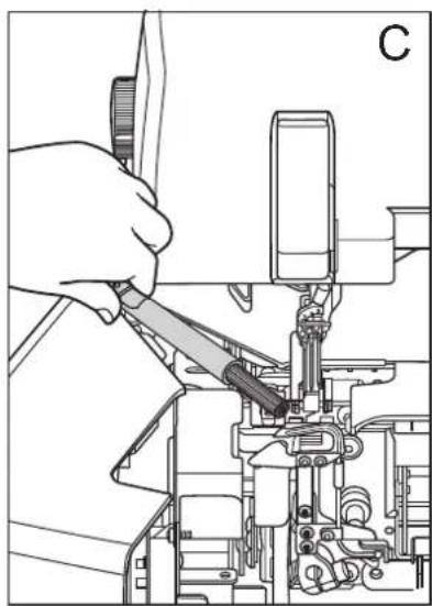 BABY LOCK Euphoria - Pour retirer la plaque à aiguilles, veuillez procéder comme suit : - 2