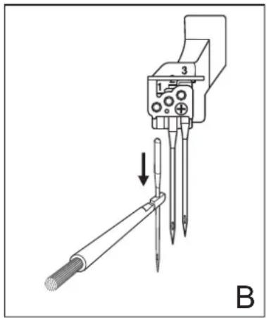 BABY LOCK Euphoria - Identification des aiguilles (ill. A) - 1