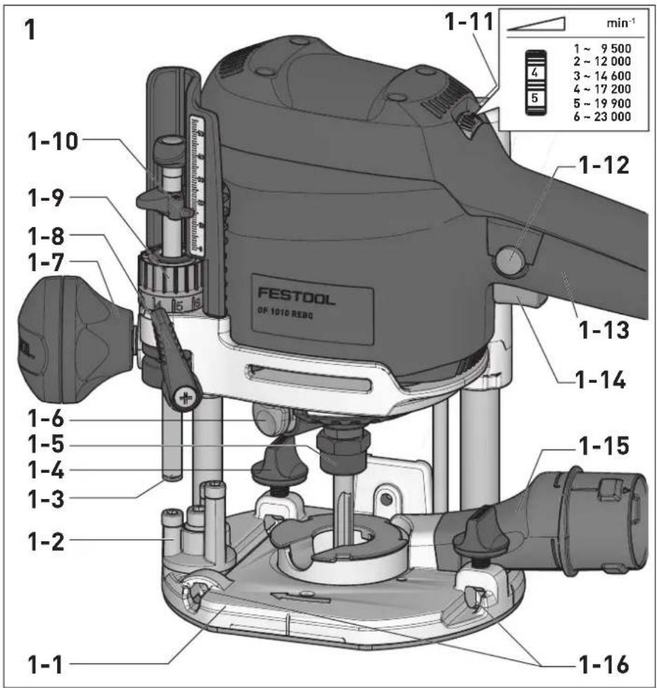 FESTOOL OF 1010 R - 1