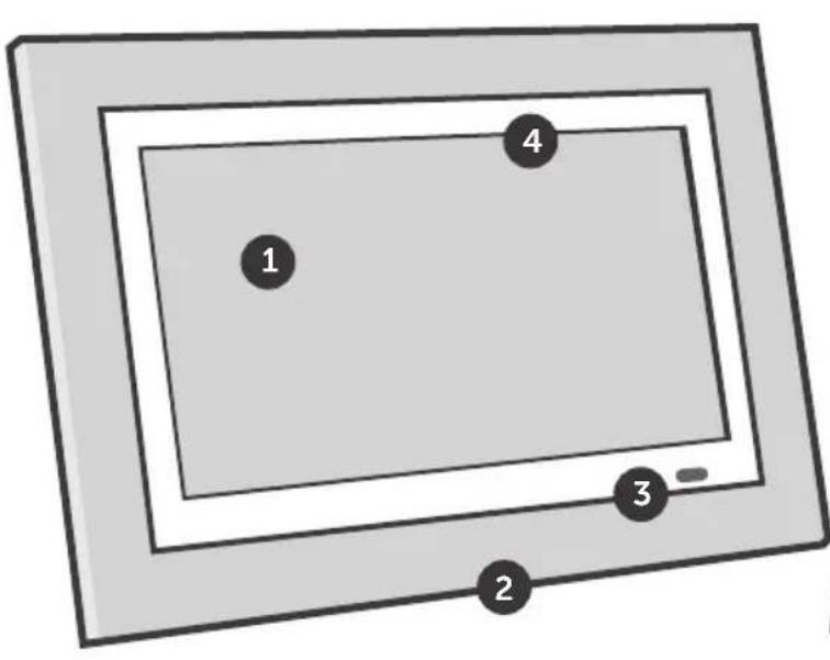 Aluratek ADMPFD13F - \section*{Caracteristiques du cadre} - 1