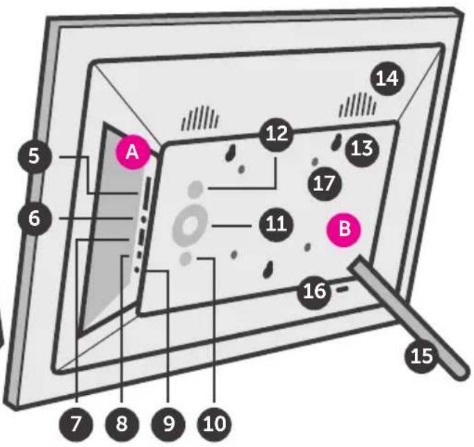 Aluratek ADMPFD13F - \section*{Caracteristiques du cadre} - 2