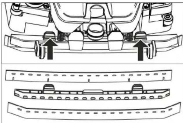 Kärcher BR 3512 C Bp - Sostituzione delle labbra di aspirazione - 1