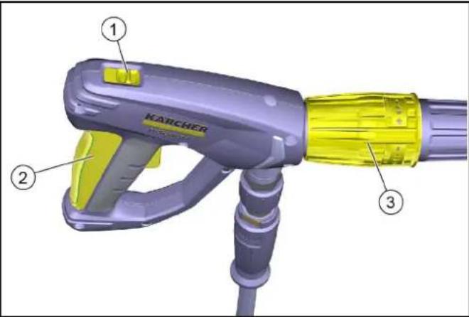 Kärcher WRS 200 - Augstspiedena pistoles drosinatajs - 1