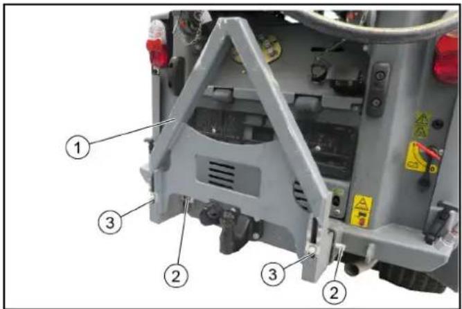 Kärcher WRS 200 - Montering af adapter på køretøjet (platform C, D) - 1