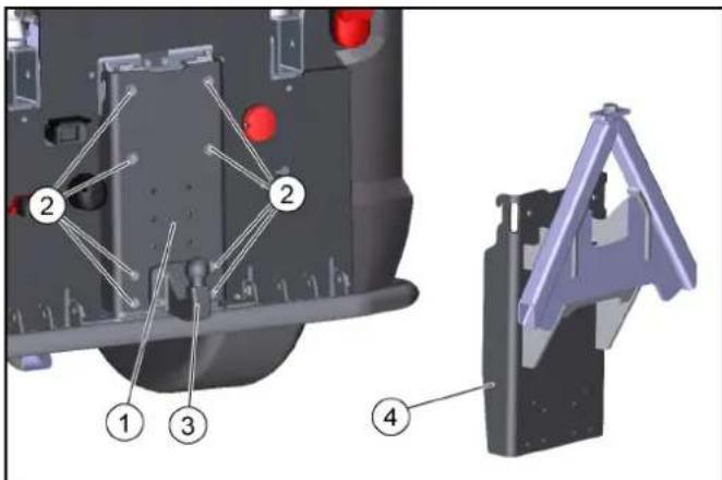 Kärcher WRS 200 - Montañ adapterera w pojeźdie (plattoma E) - 1