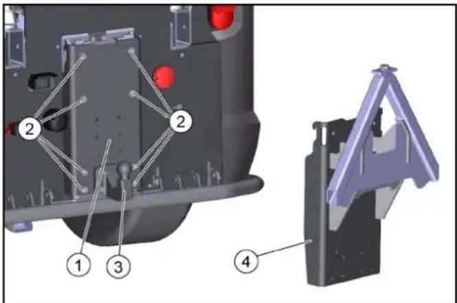 Kärcher WRS 200 - Colocar o adaptor no Veiculo (plataforma E) - 1